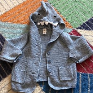 Baby shark hoodie- Baby Gap